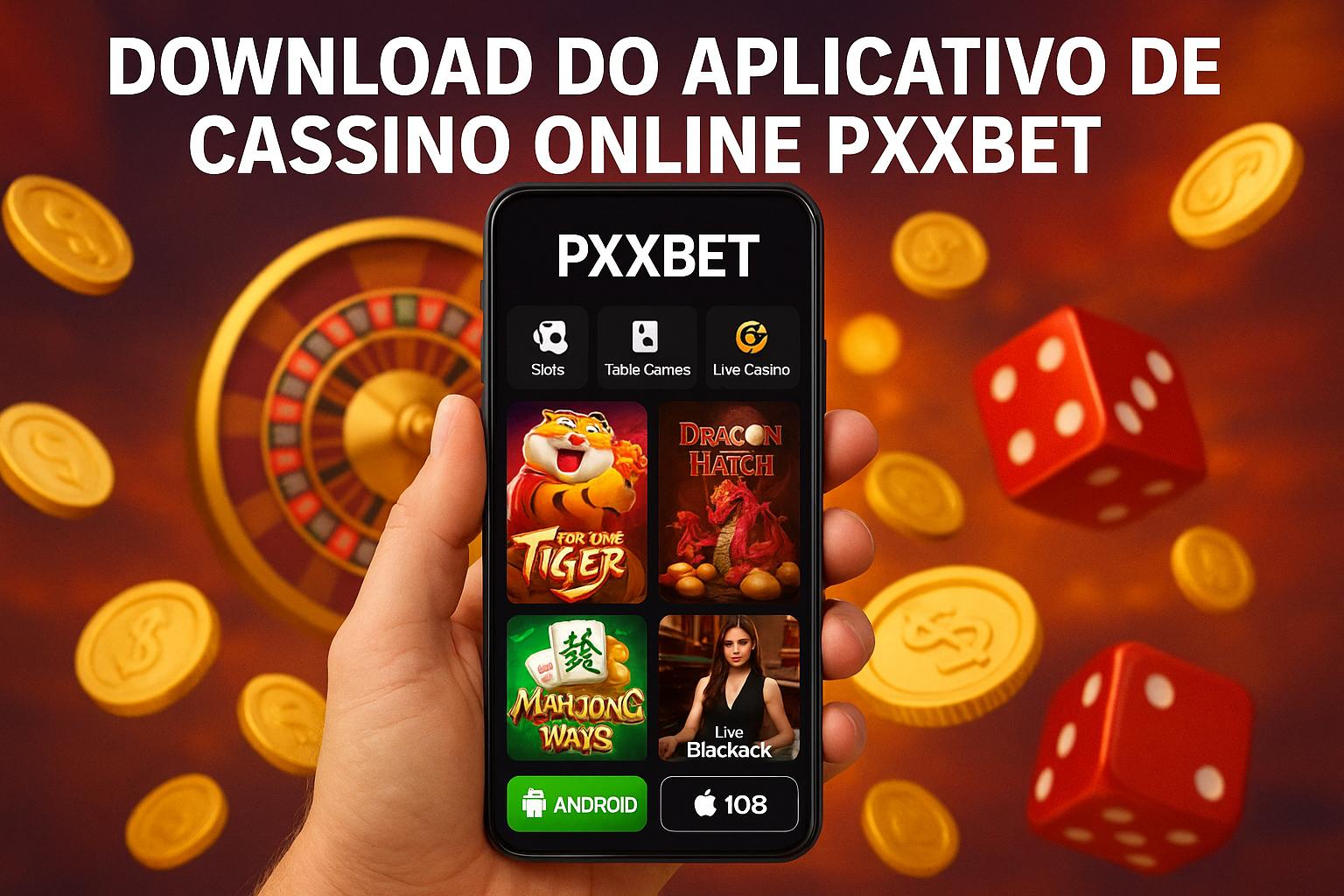 Baixar o PXXBET Cassino App